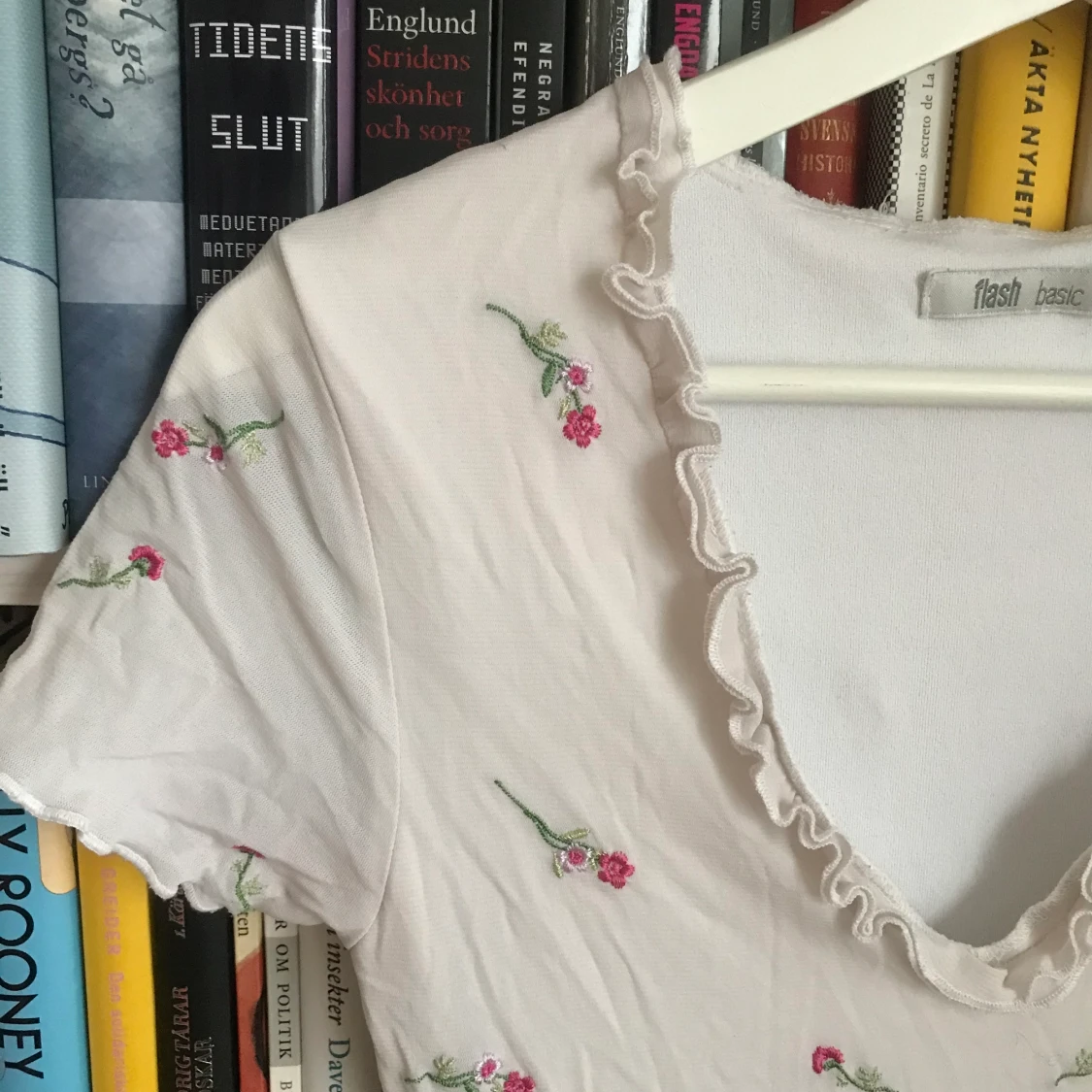 Söt klänning med rosa blommor - 90