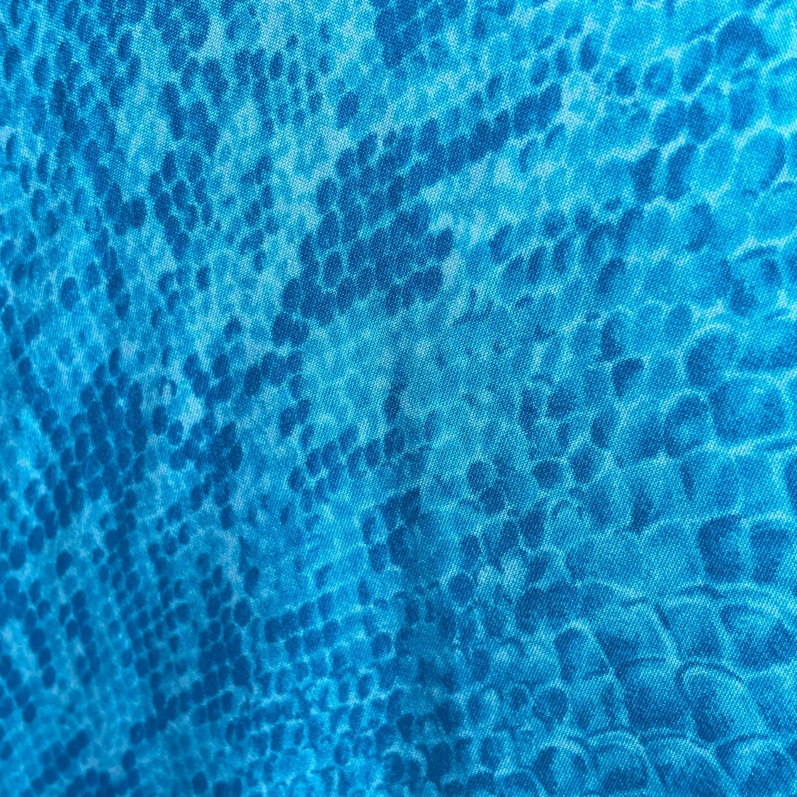 Blå ormmönstrad klänning  - 91