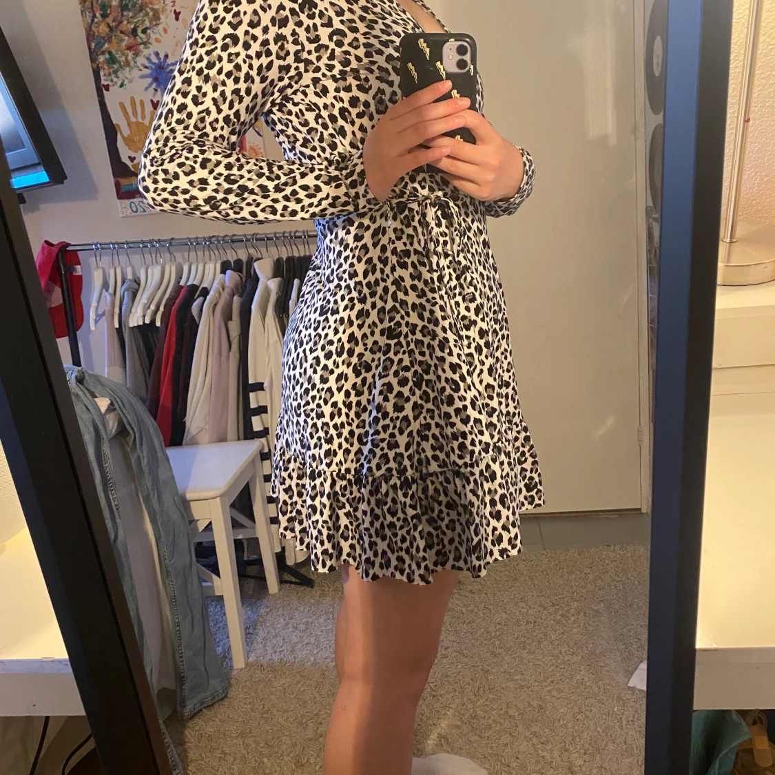 Leopard klänning - 90