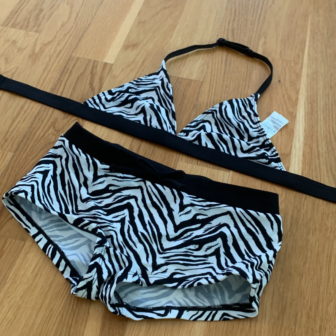 Zebra mönster bikini
