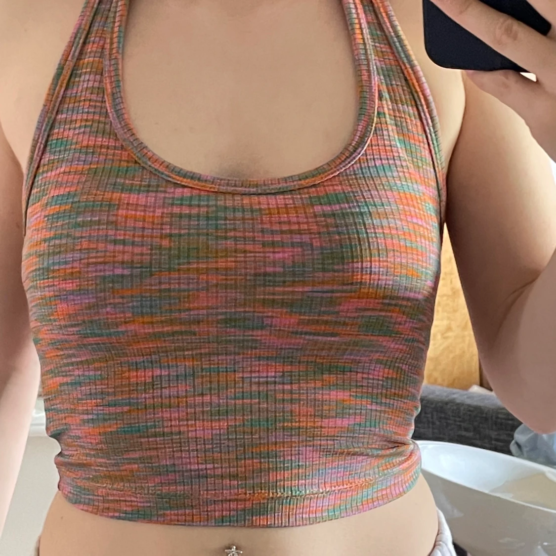 Halterneck topp från hm