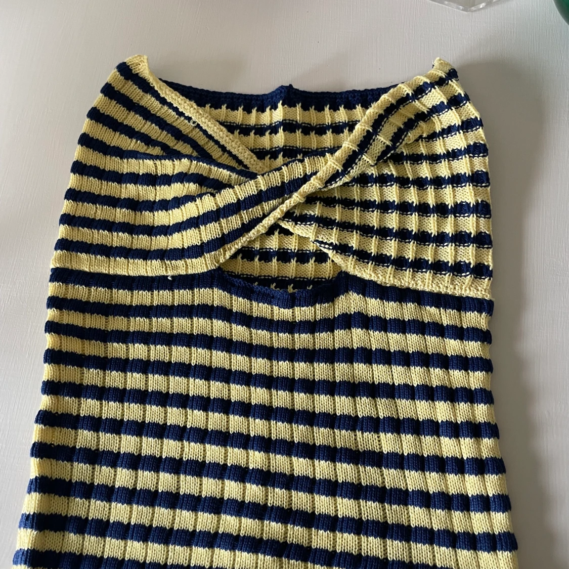 Blågul sommartopp - 90