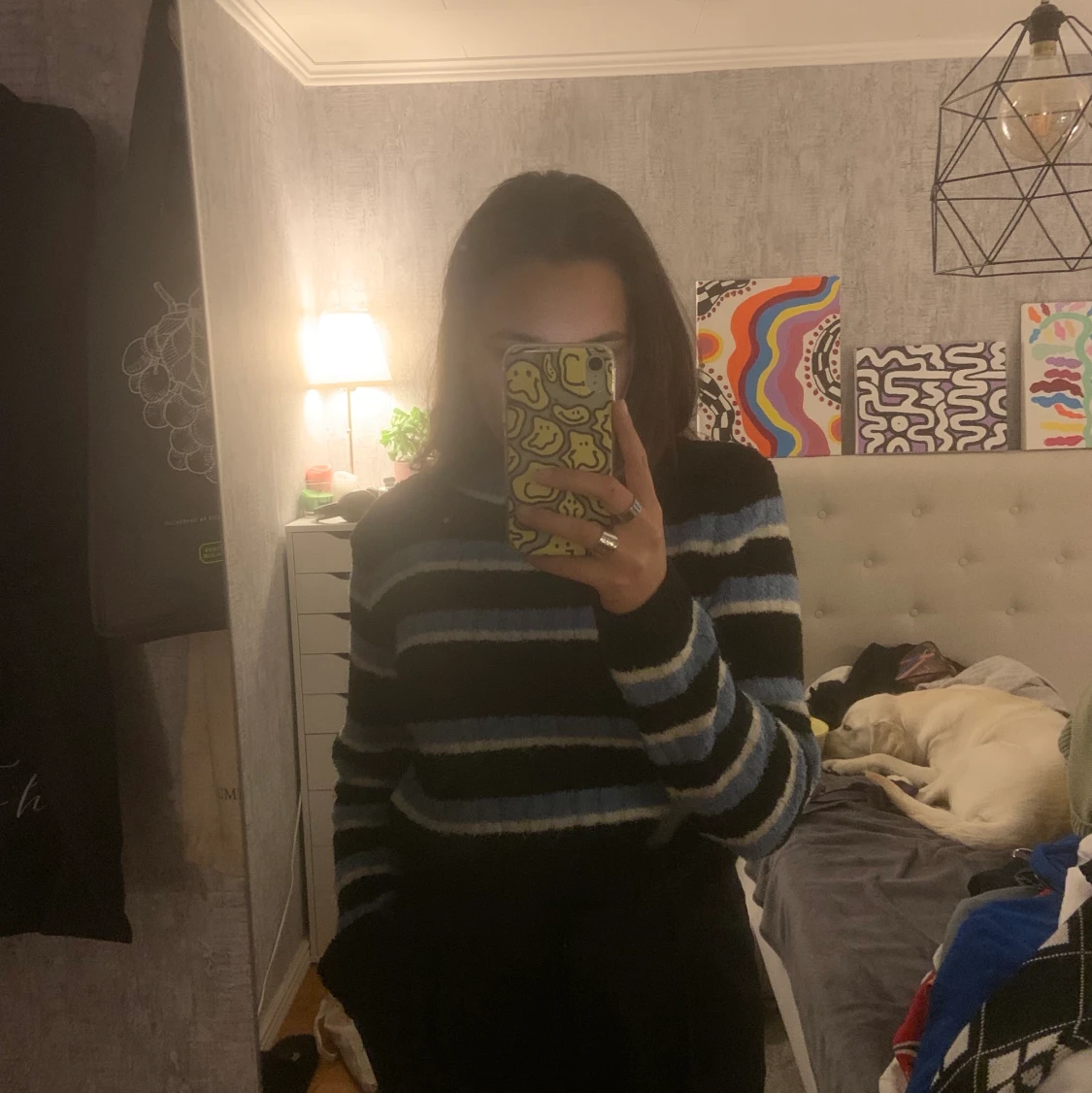 stickad tröja! - 90