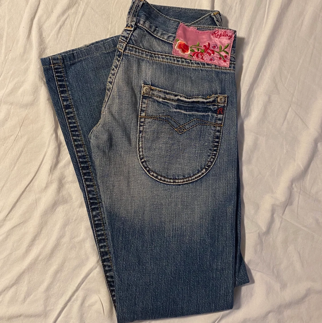 Lågmidjade replay jeans - 91