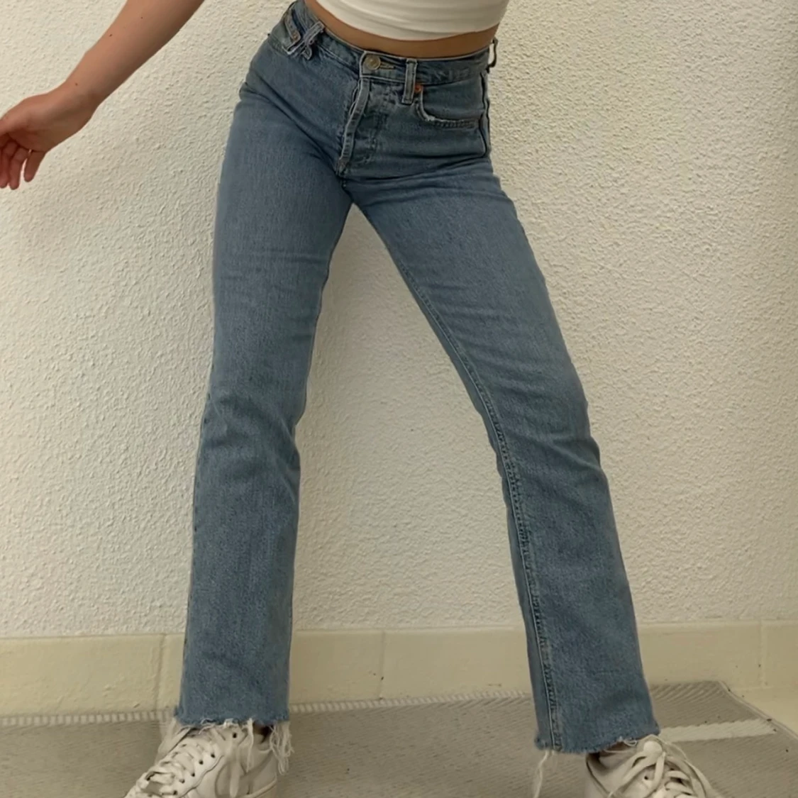 Högmidjade jeans
