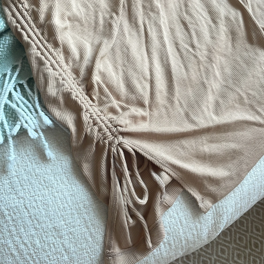 OANVÄND BRUN/BEIGE KLÄNNING - 90