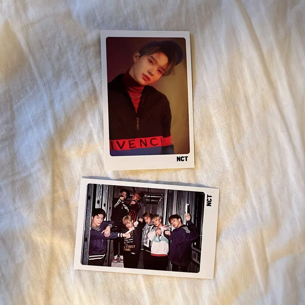 Tillsammans får du båda versionerna av regular irregular, en taeyong photocard (?) och två unofficial poloroids av jungwon och nct dream! . Övrigt.