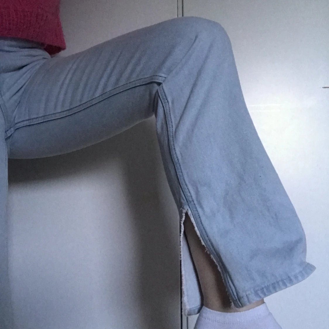 ROWE JEANS MED SLITS - 90