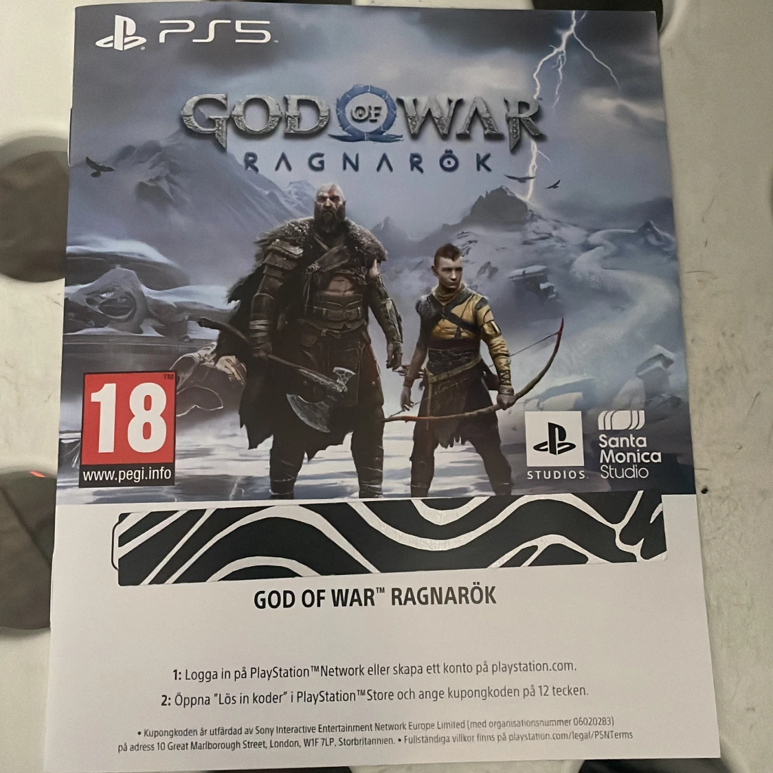 GOD OF WAR RAGNARÖK PS5