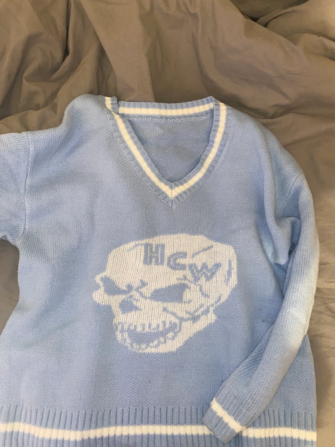 Tjocktröja med tryck