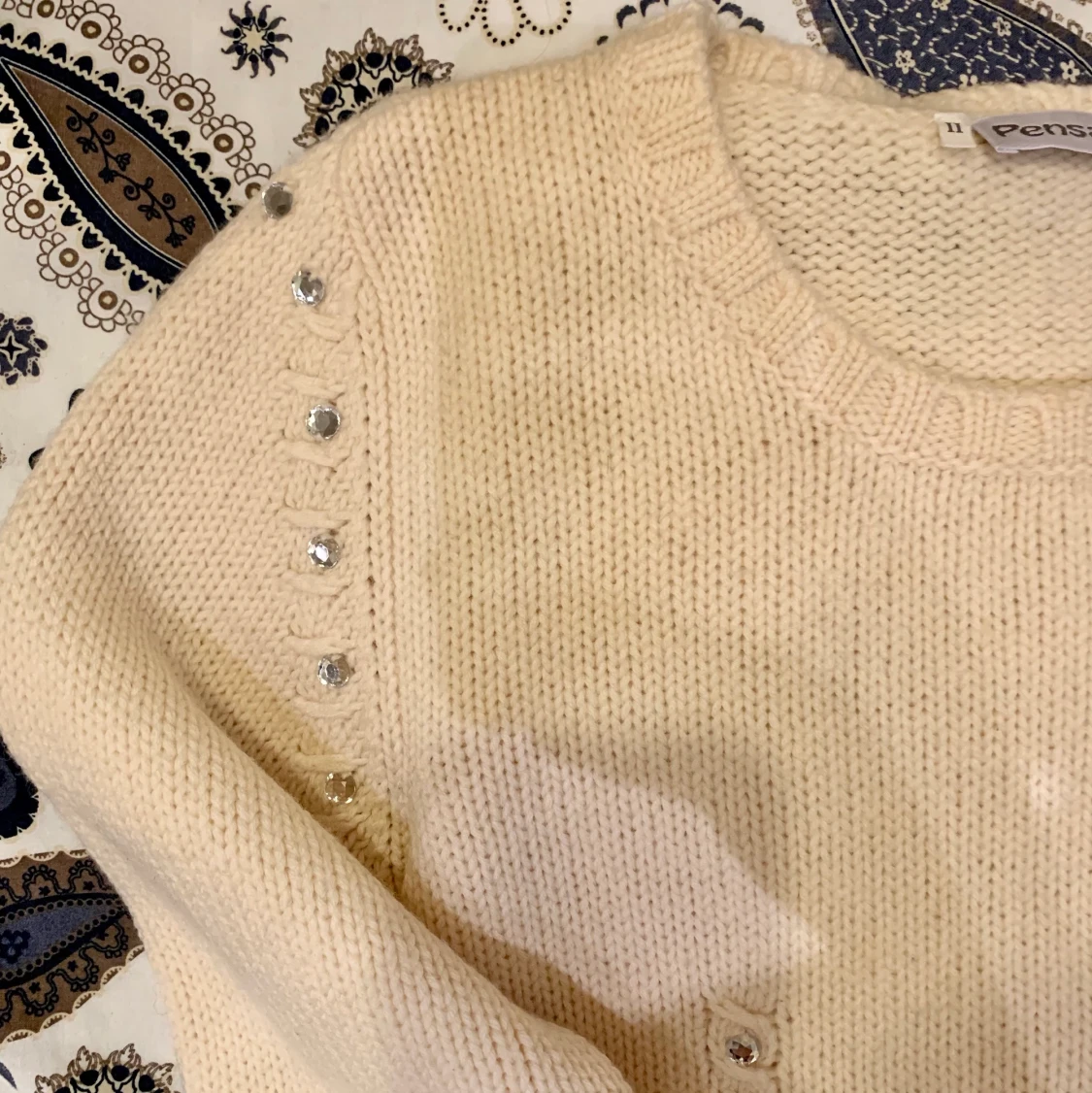 Tröja i 100% merinoull - 91