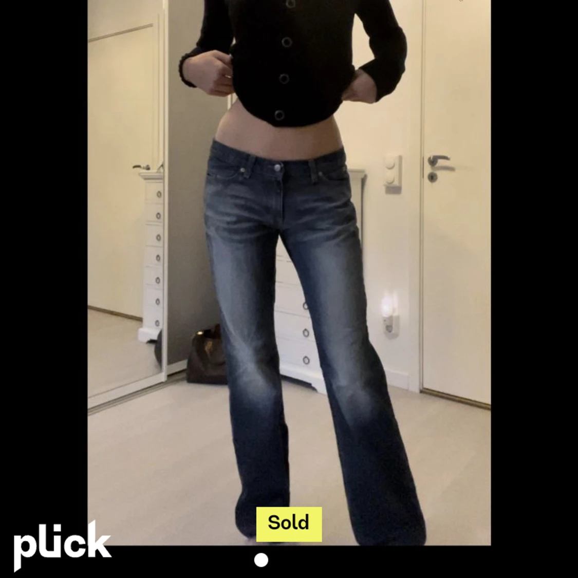 Lowwaist jeans i snygg wash!