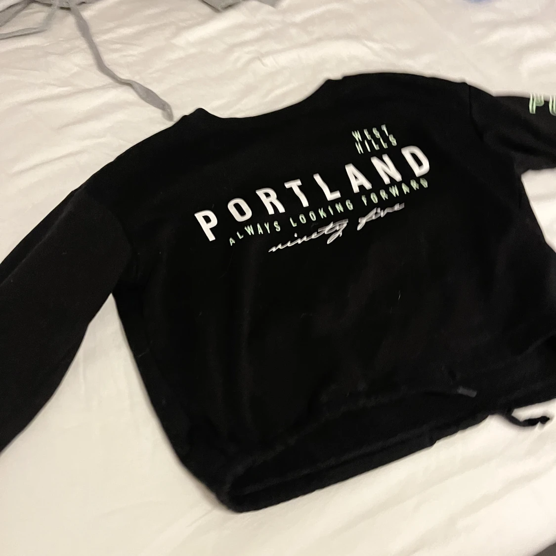 Sweatshirt med snöre - 90