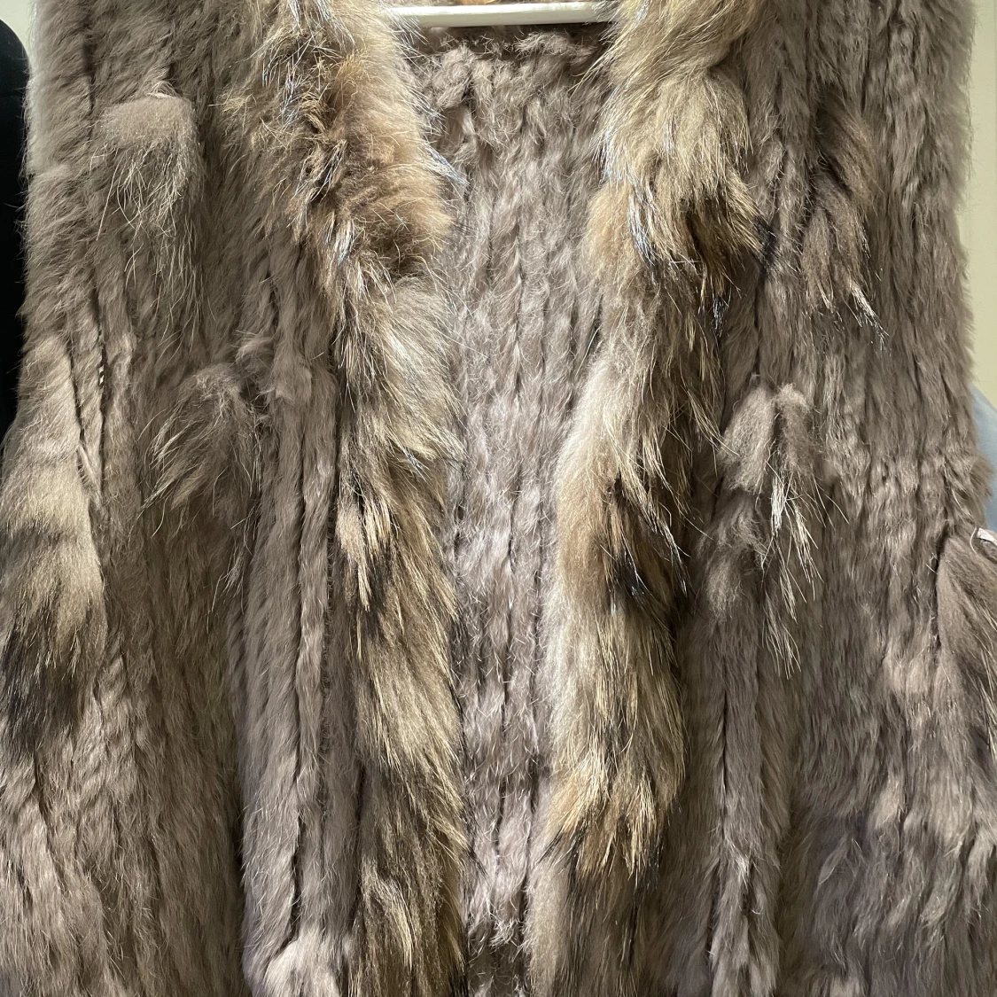 Pälsväst, äkta päls, strlk s/m - 91