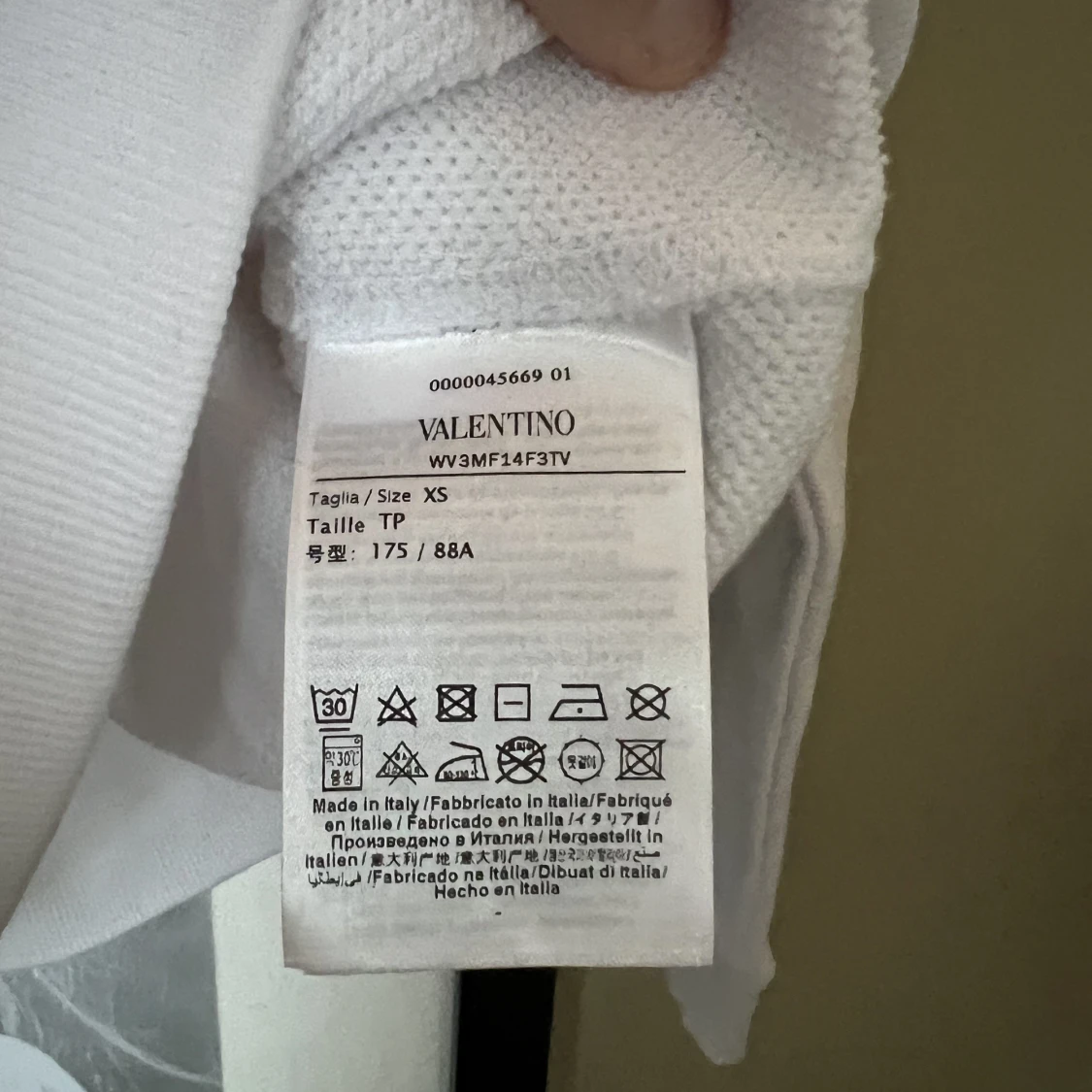 Valentino VLTN hoodie XS (ny med tag) - 91