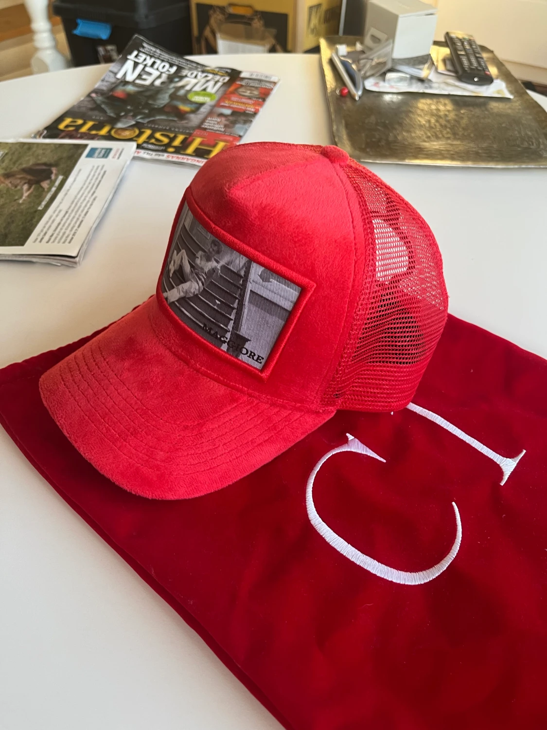 Maggiore keps röd - 90