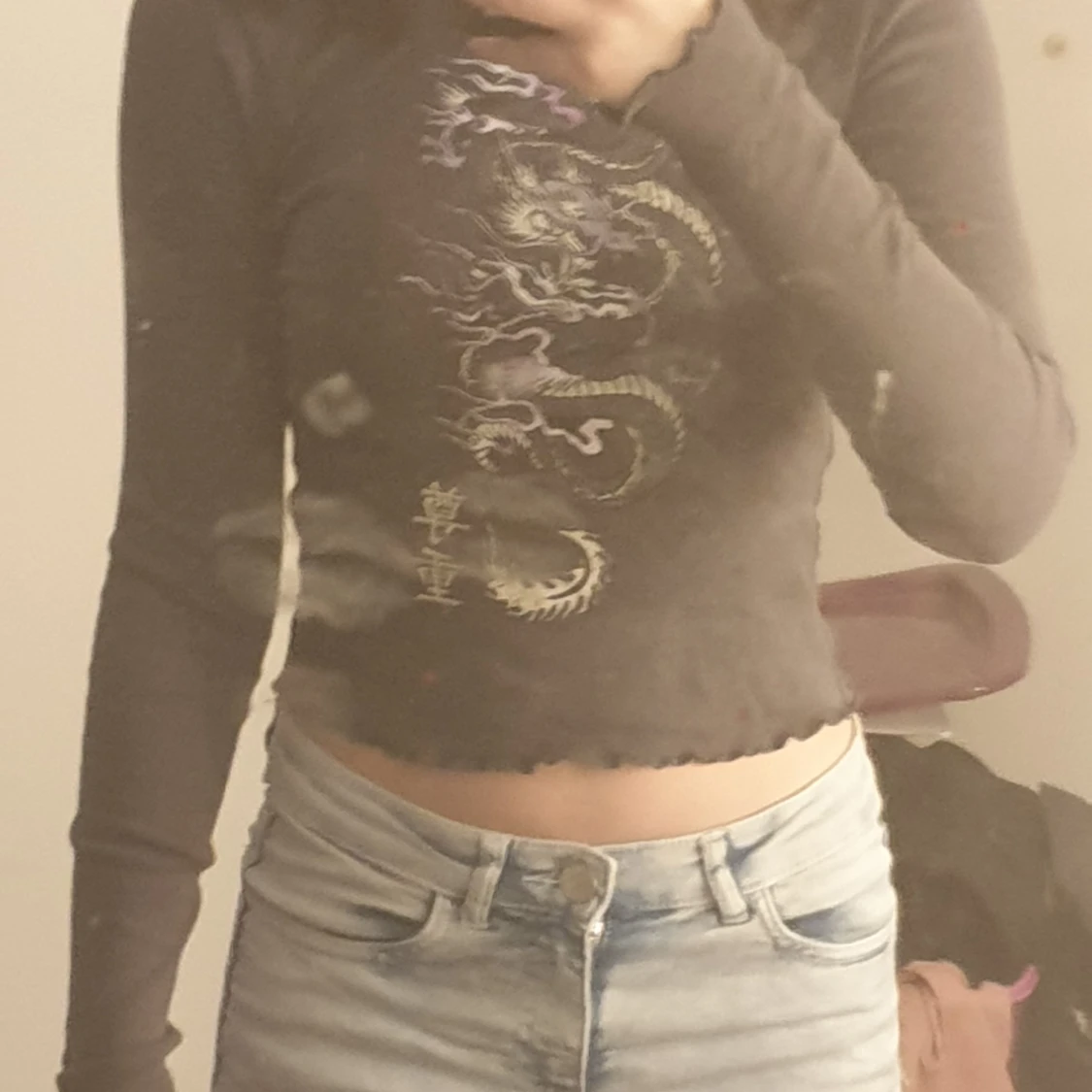 Tröja med draktryck