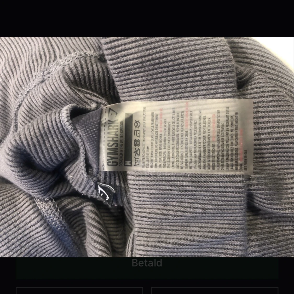 Gymshark tränings topp/ sport bh - 90