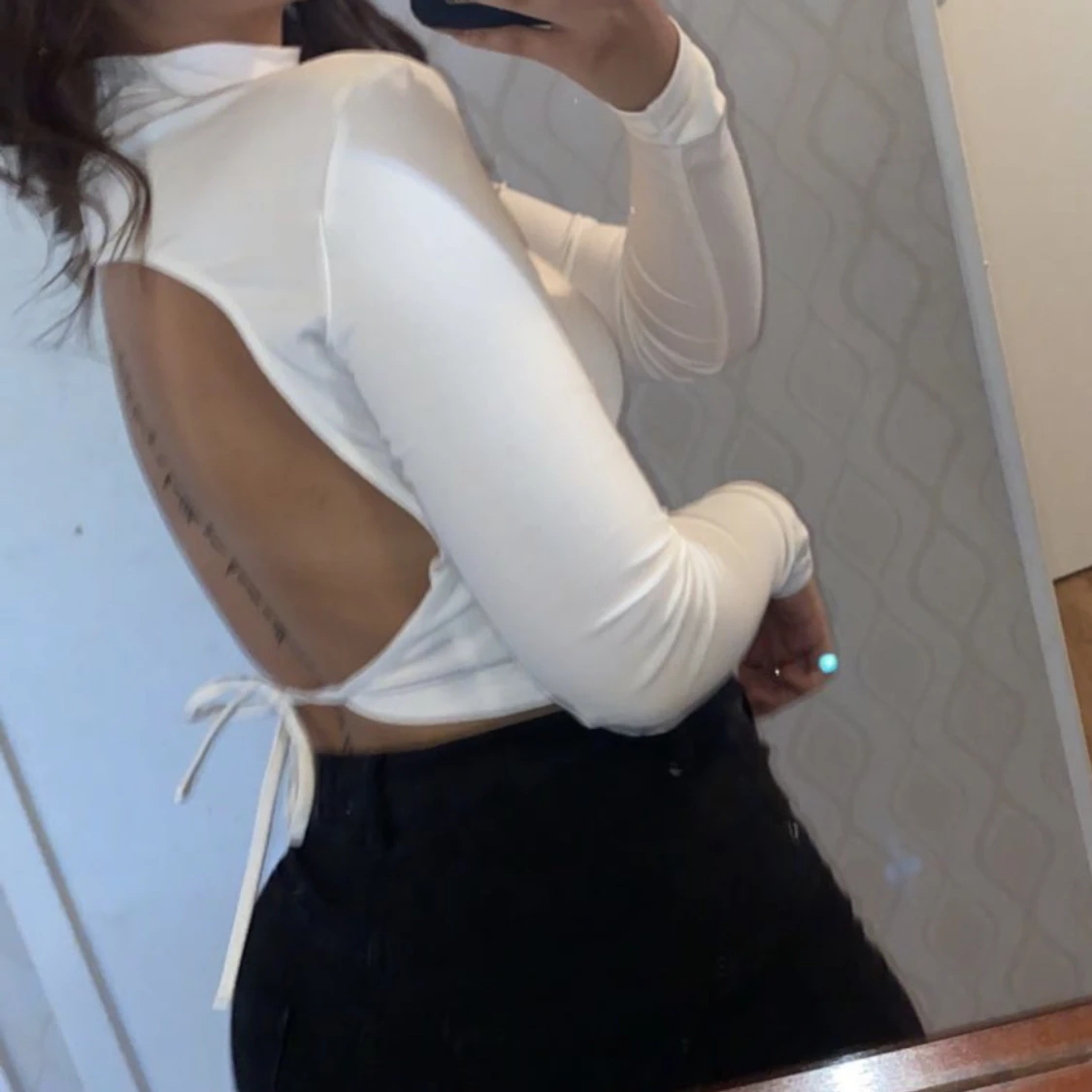 Topp med öppen rygg - 91