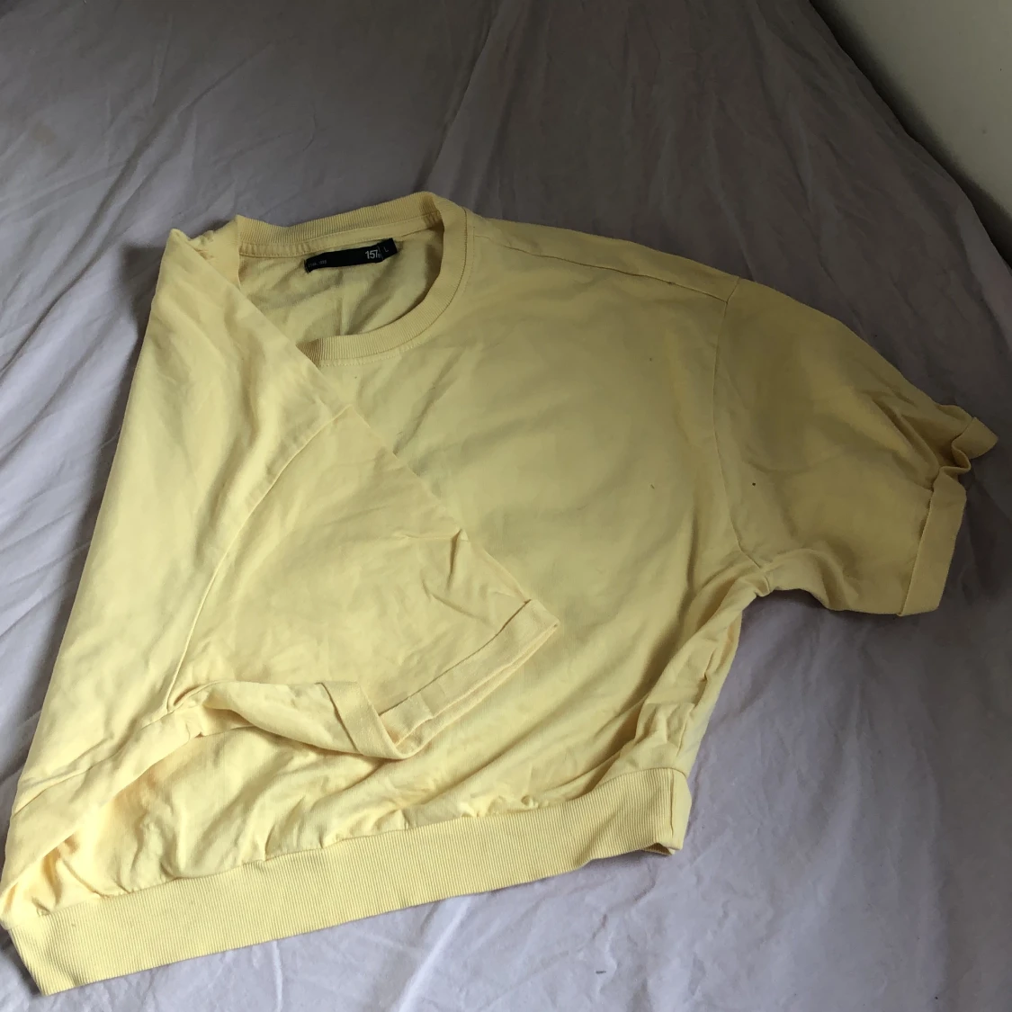 Söt gul oversized t shirt