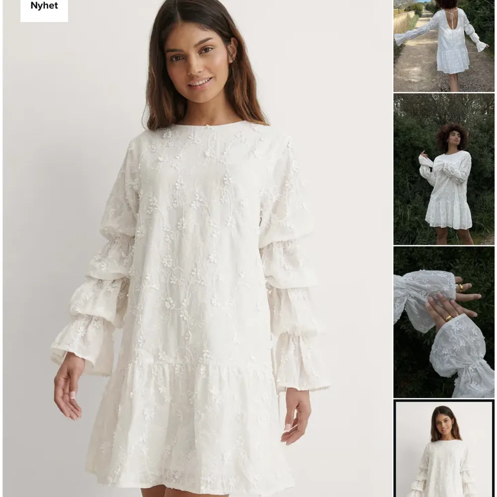 Säljer denna skjut snygga klänningen från NA-KD i storlek 36, helt slutsåld!! Säljer pga att jag beställde 2 💕💕köpare står för frakt!! köp direkt för 750kr. Klänningar.