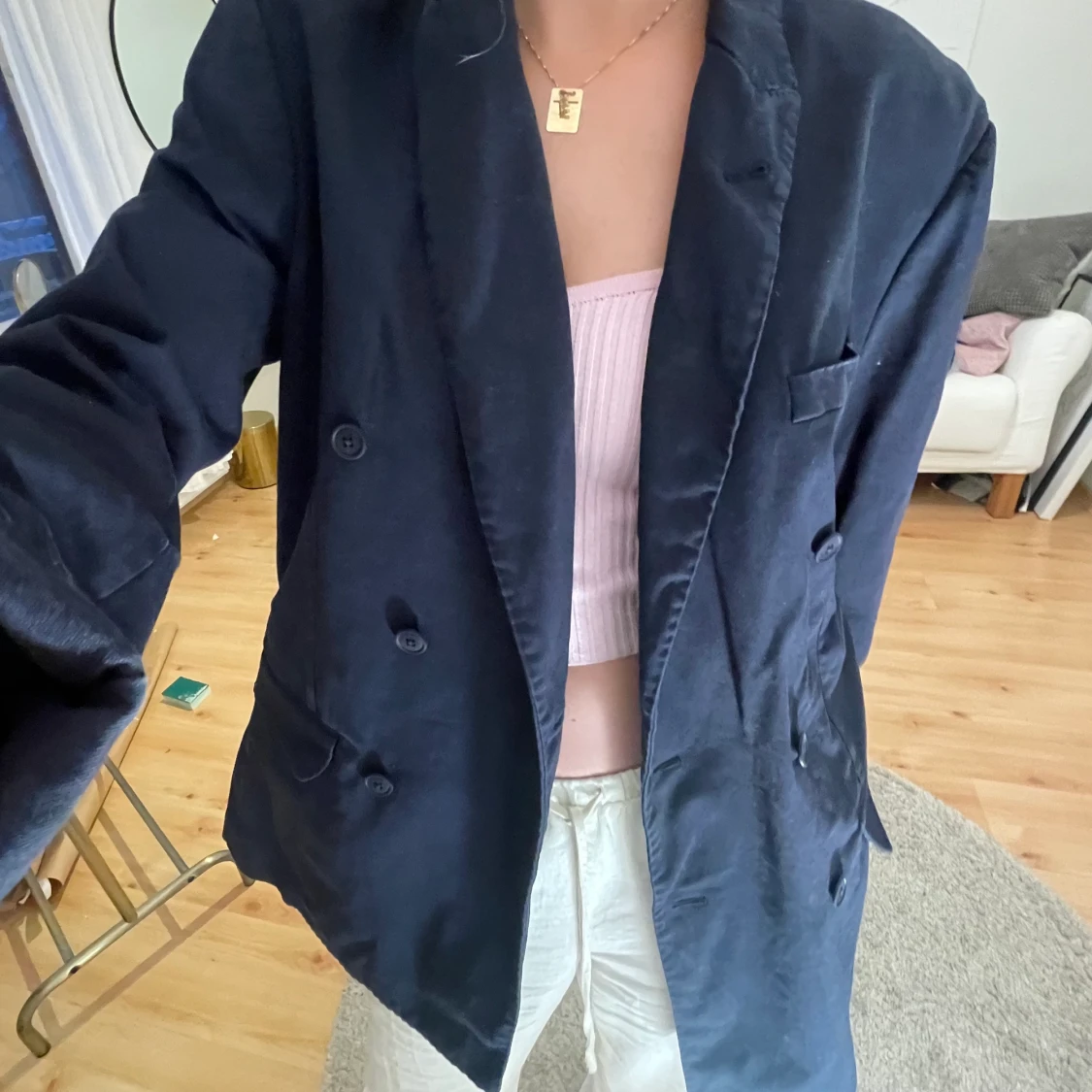 Mörkblå vårjacka - 90