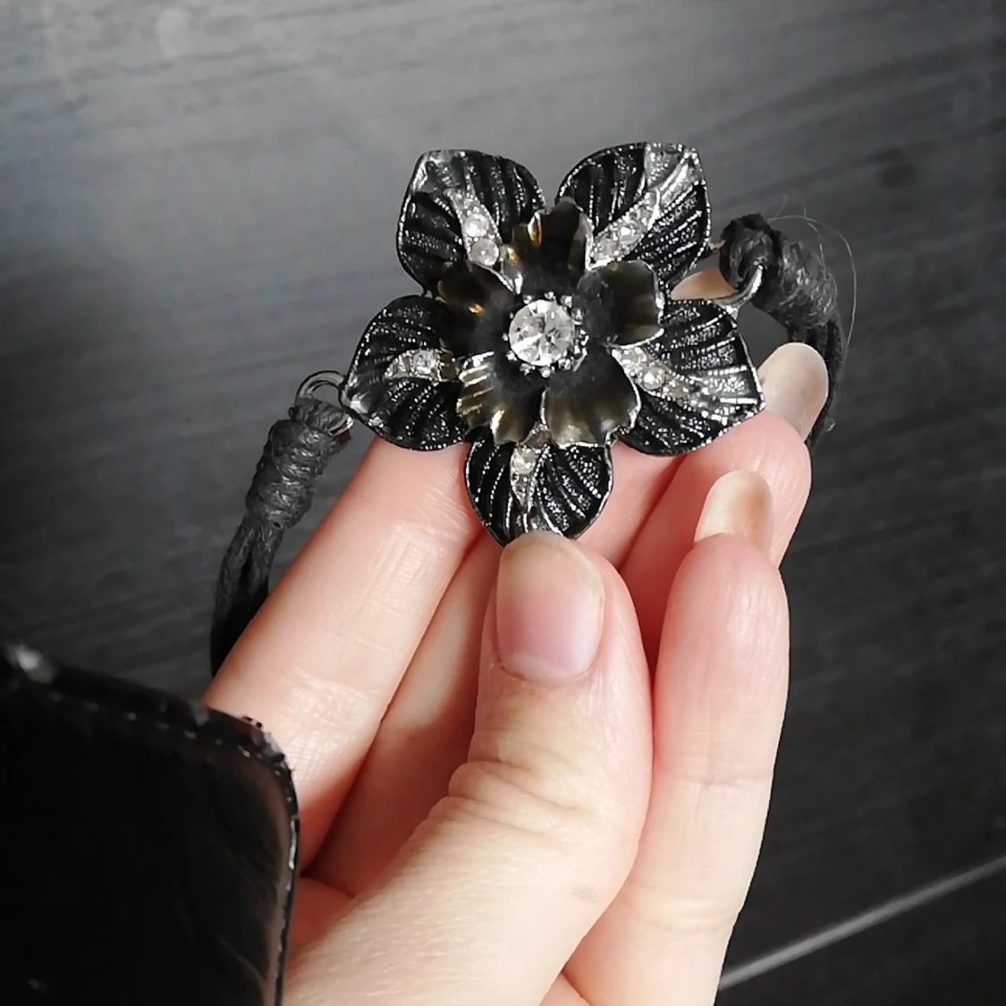 Armband blomma fjäril - 90