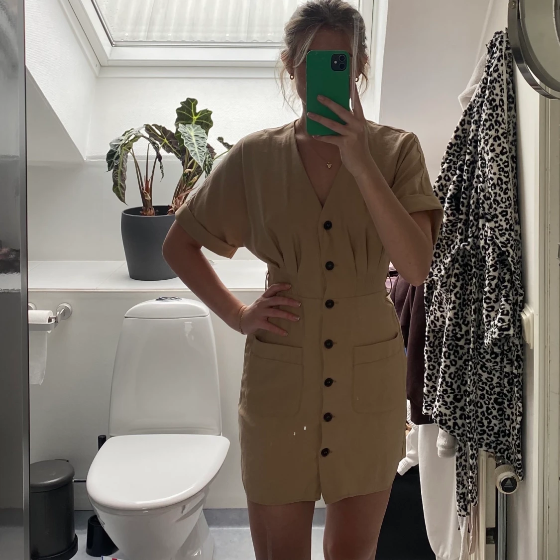 Beige klänning  - 90