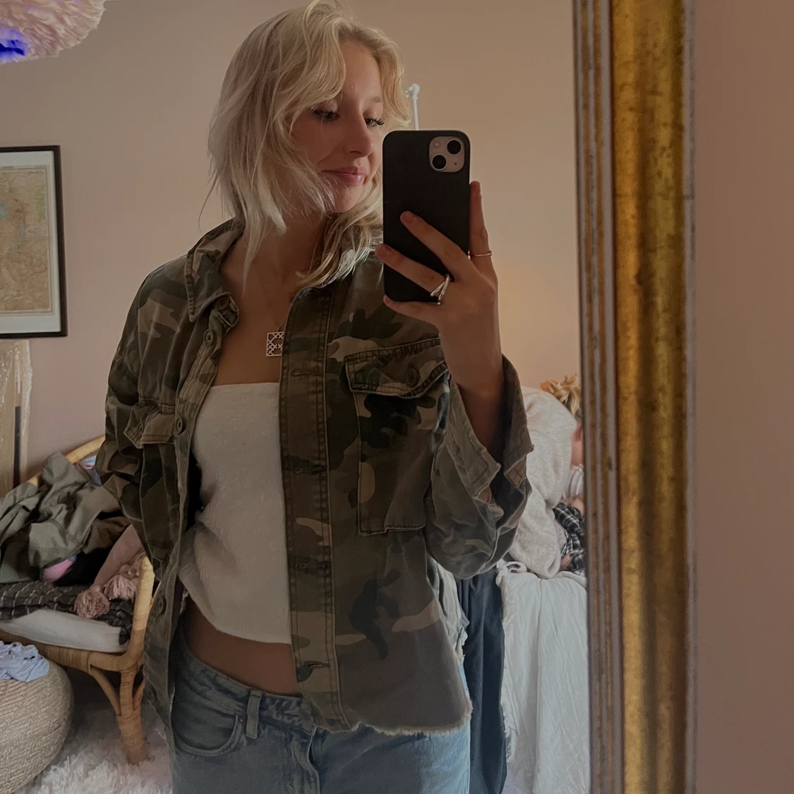 Camouflage jeansjacka  - 91