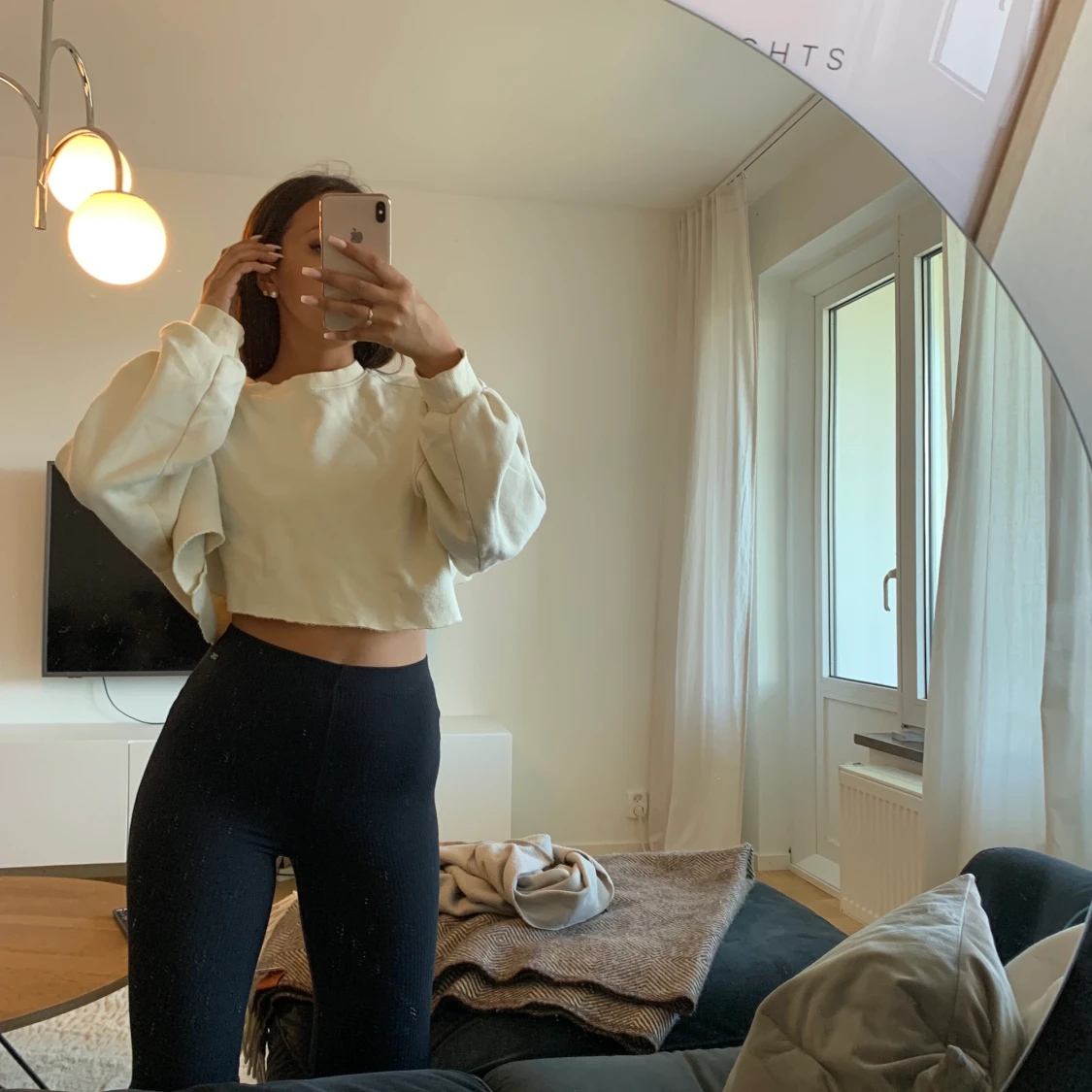 Croppad sweatshirt - 90