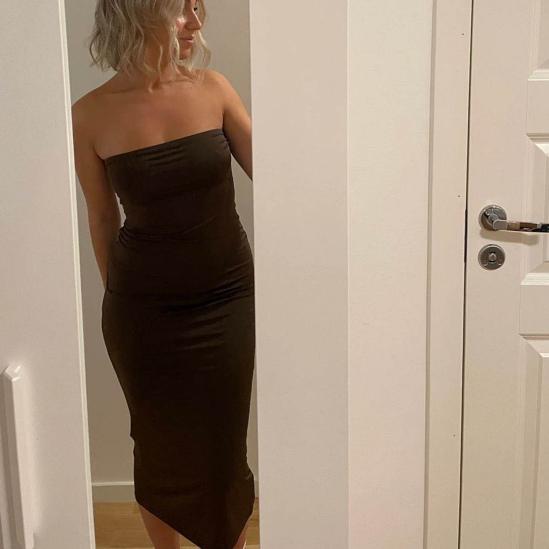 Brun Tubklänning Missguided - 91