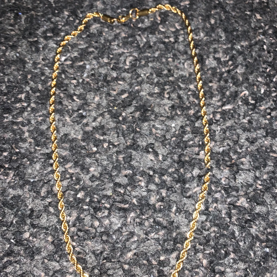 Guldpläterad halsband - 90