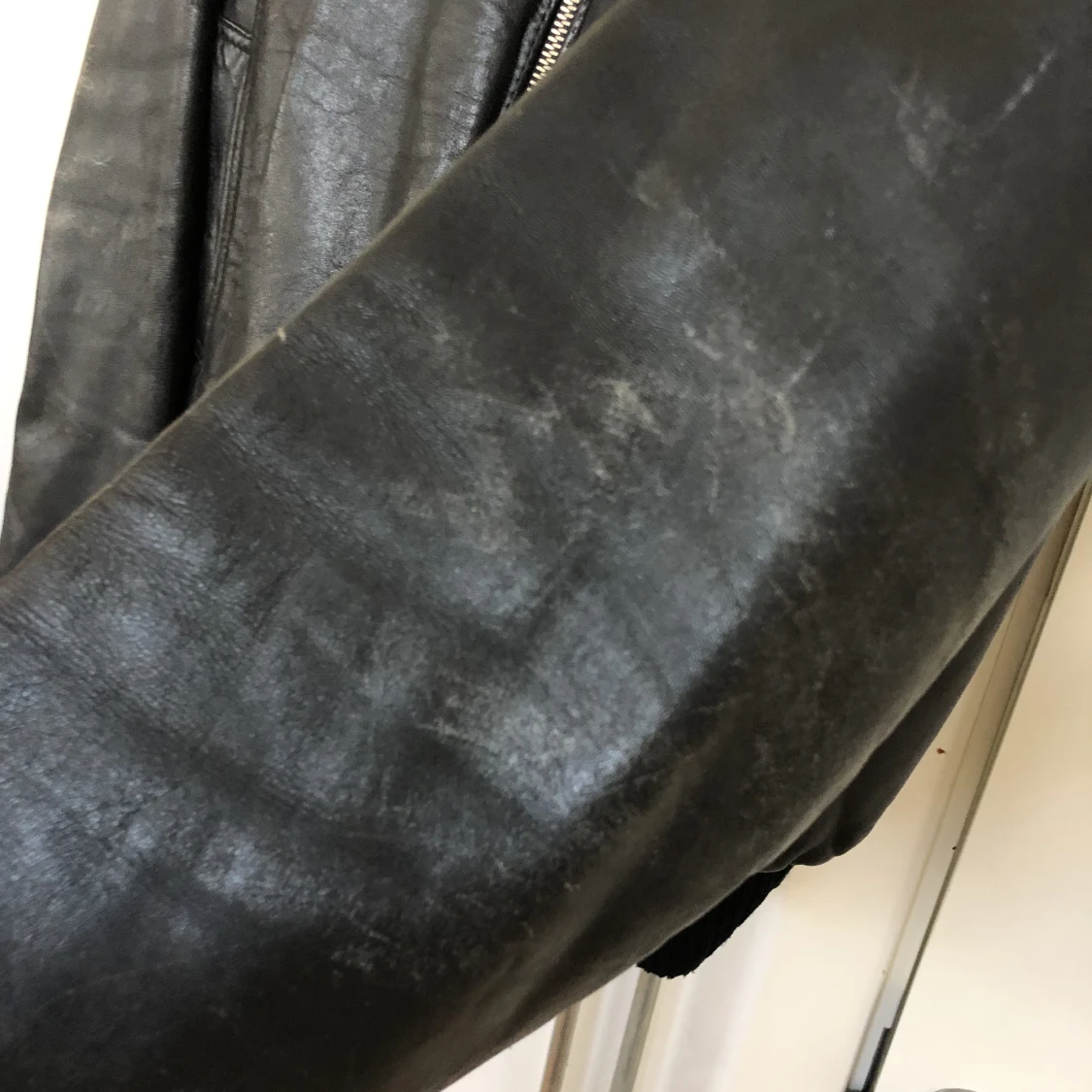 Vintage skinnjacka  - 91