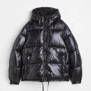 HM glansig jacka - Säljer nu denna glansiga jackan från HM. Har endast haft den i 3 veckor men den har inte kommit till användning. så den är helt ny inprincip 