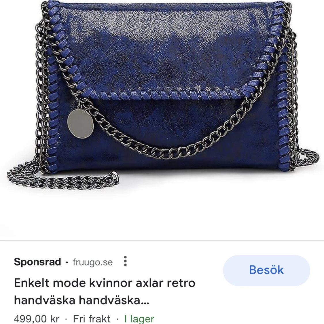 Tiamo liknande väska i din mörkblå färg