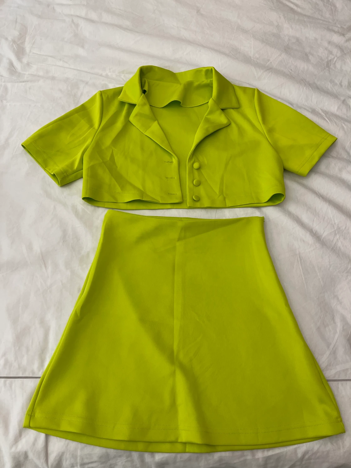 Neon grön co-ord set - 90