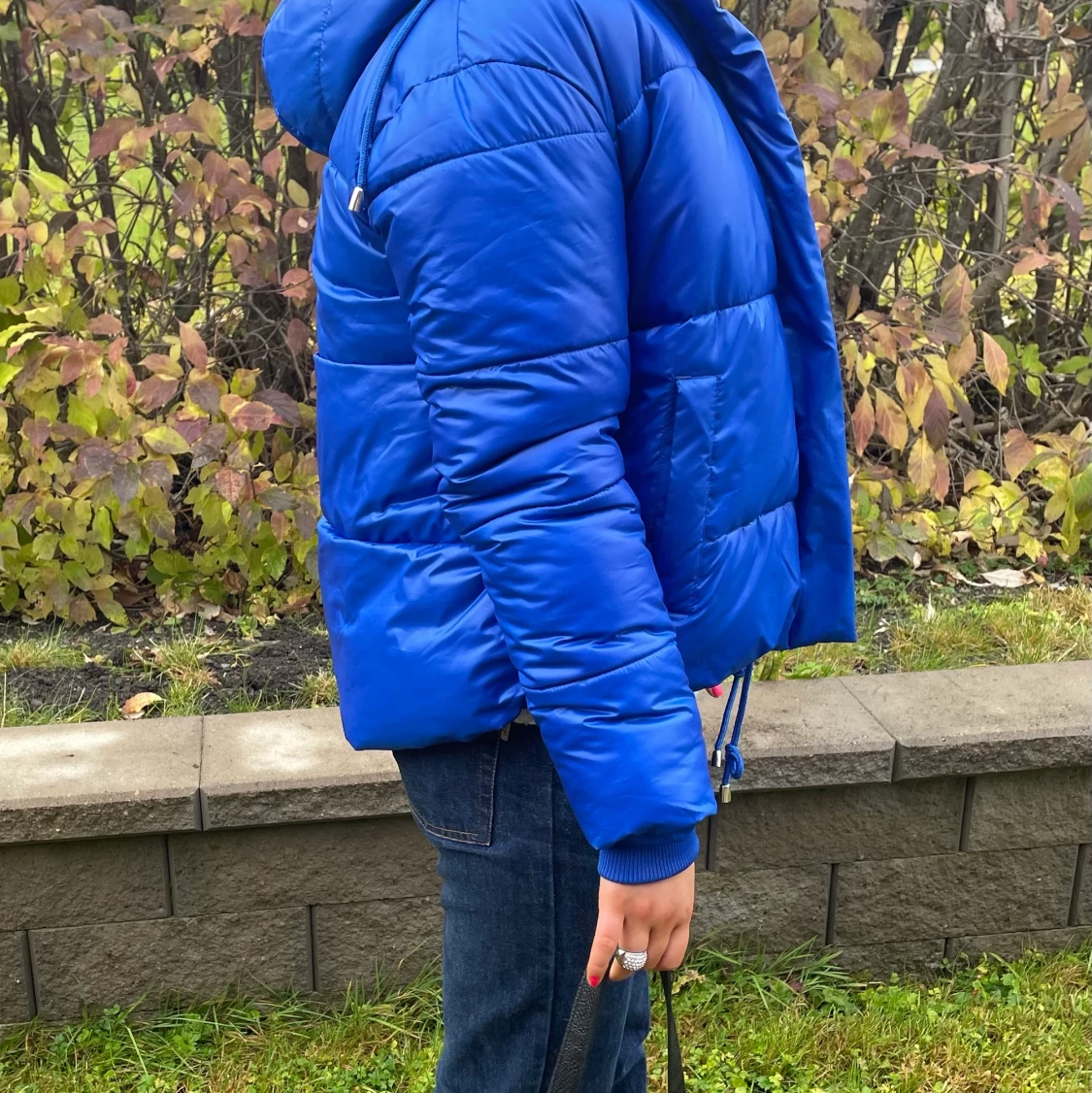 Blå vinterjacka  - 91