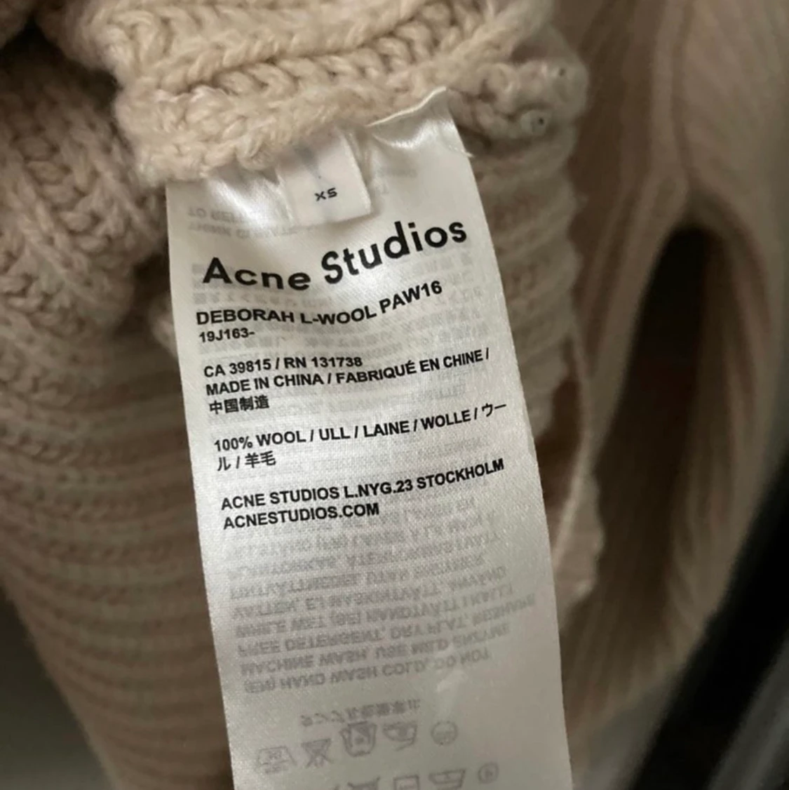 ACNE STUDIOS STICKAD TRÖJA - 91