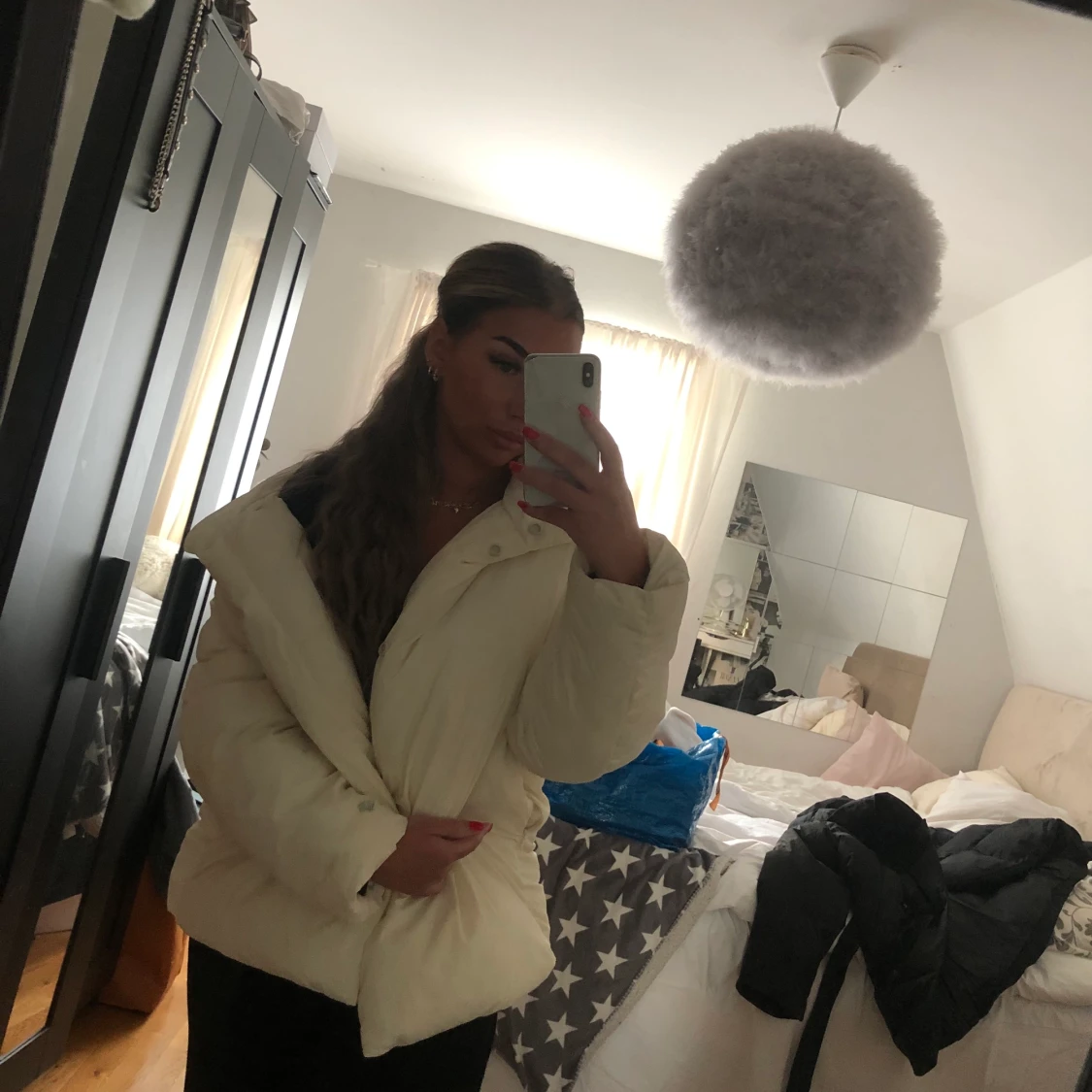 Vit pufferjacket - 91