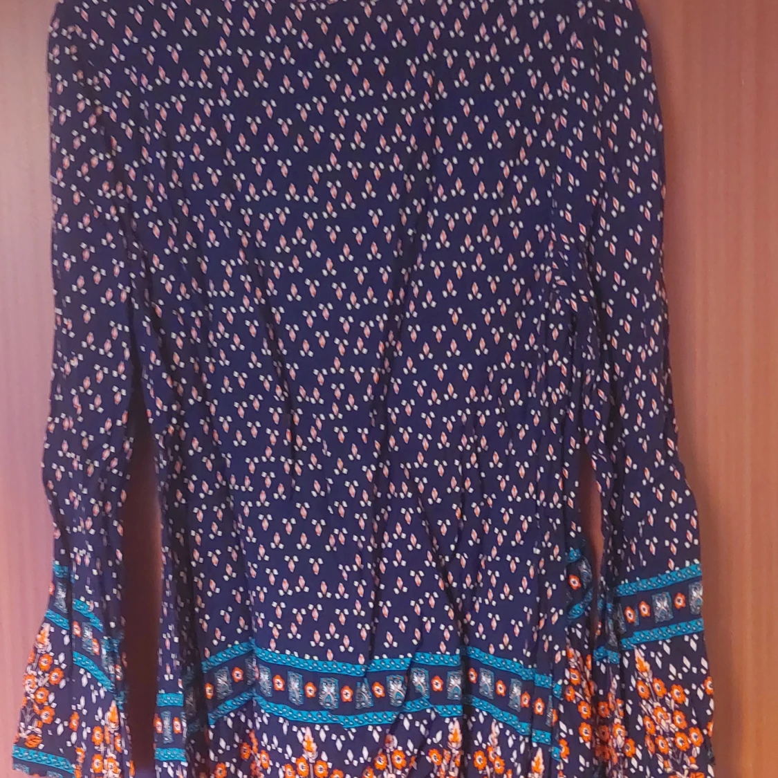 Fin mönstrad topp/blus strl s - 91