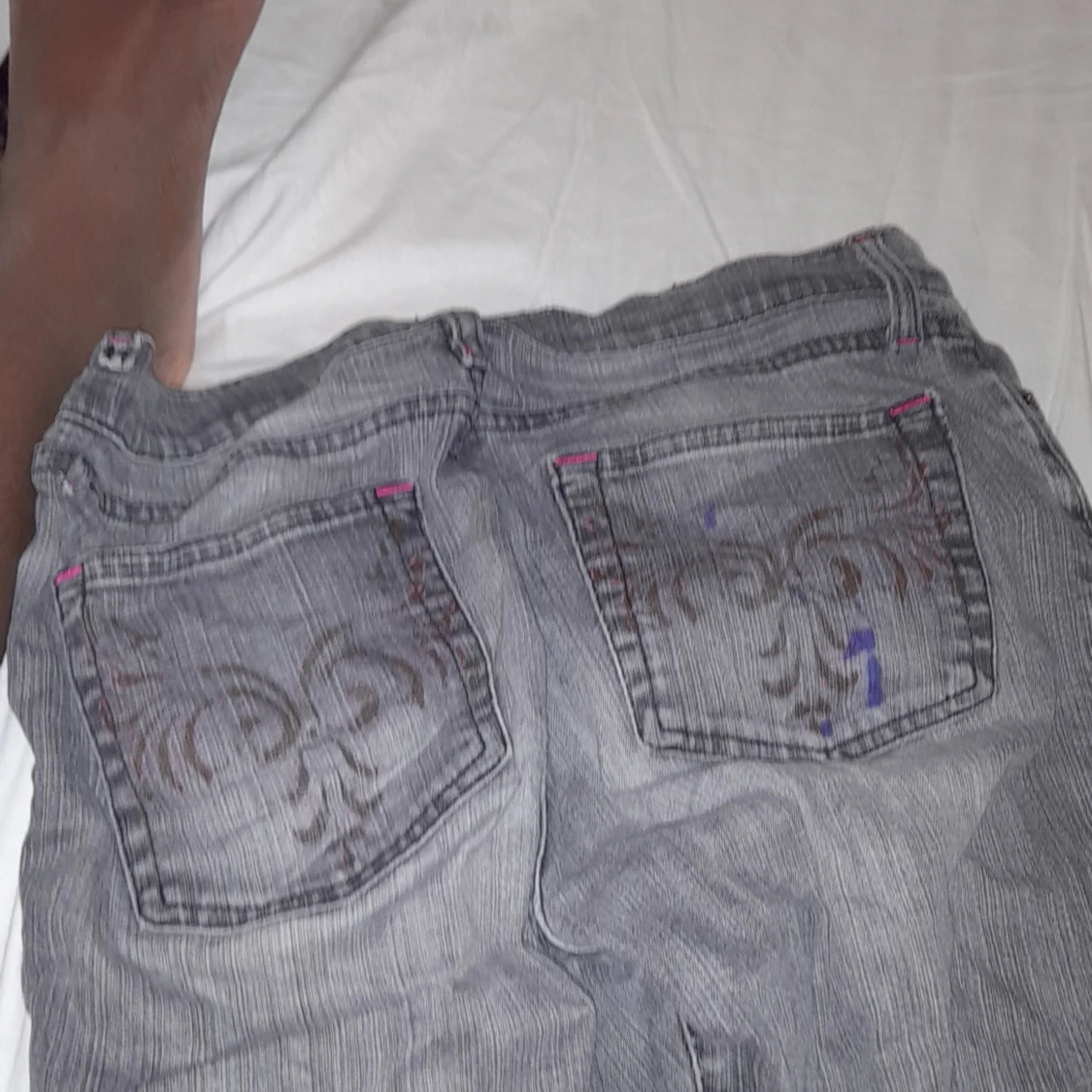 Gråa skinny jeans - 90