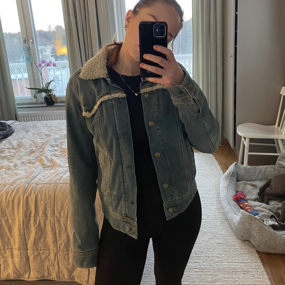 Fodrad jeansjacka från Lee - 90