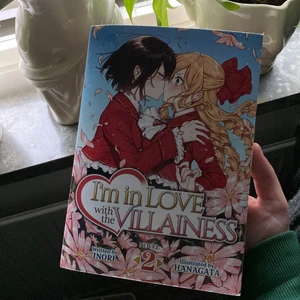 INORI, I’m in love with the Villainess, Vol2 - !Vol2! Engelsk översatt bok om två tjejer som blir förälskade. Har inte läst själv för har inte vol1. Manga inslag på karaktärerna men mestadels text. Betalning sker helst över swish:)