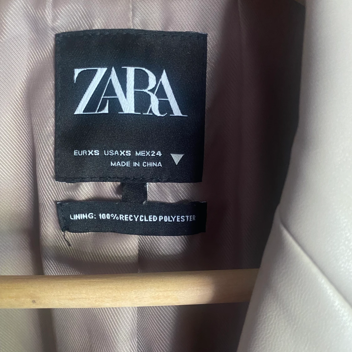 Oversize Blazer i skinnimitation  - 91