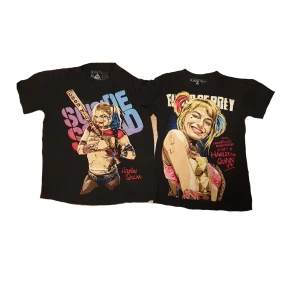  Harley Quinn t-shirts - 60kr/st. Båda i bra skick och använts få gånger:) kontakta vid fler bilder.