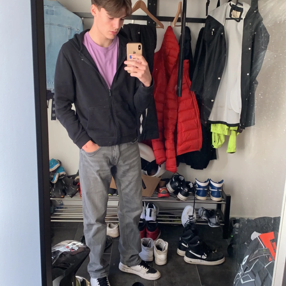 Nike zip hoodie - 90