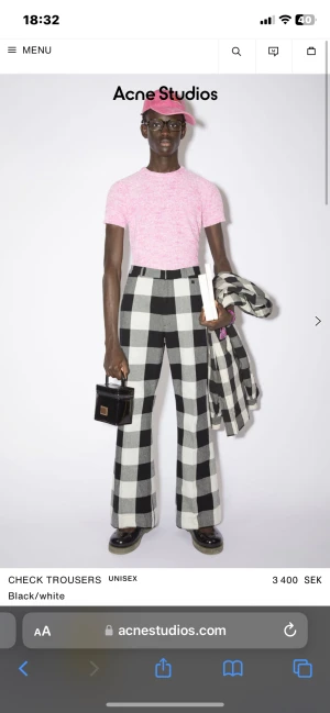 CHECK TROUSERS - Acne jeans som jag aldrig använt.  Nypris 3400kr 