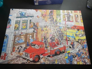 Komplett 500 bitars pussel  - Komplett 500 bitars pussel som gärna vill läggas utav någon annan än mig! Kan frakta eller mötas upp i Västerås!