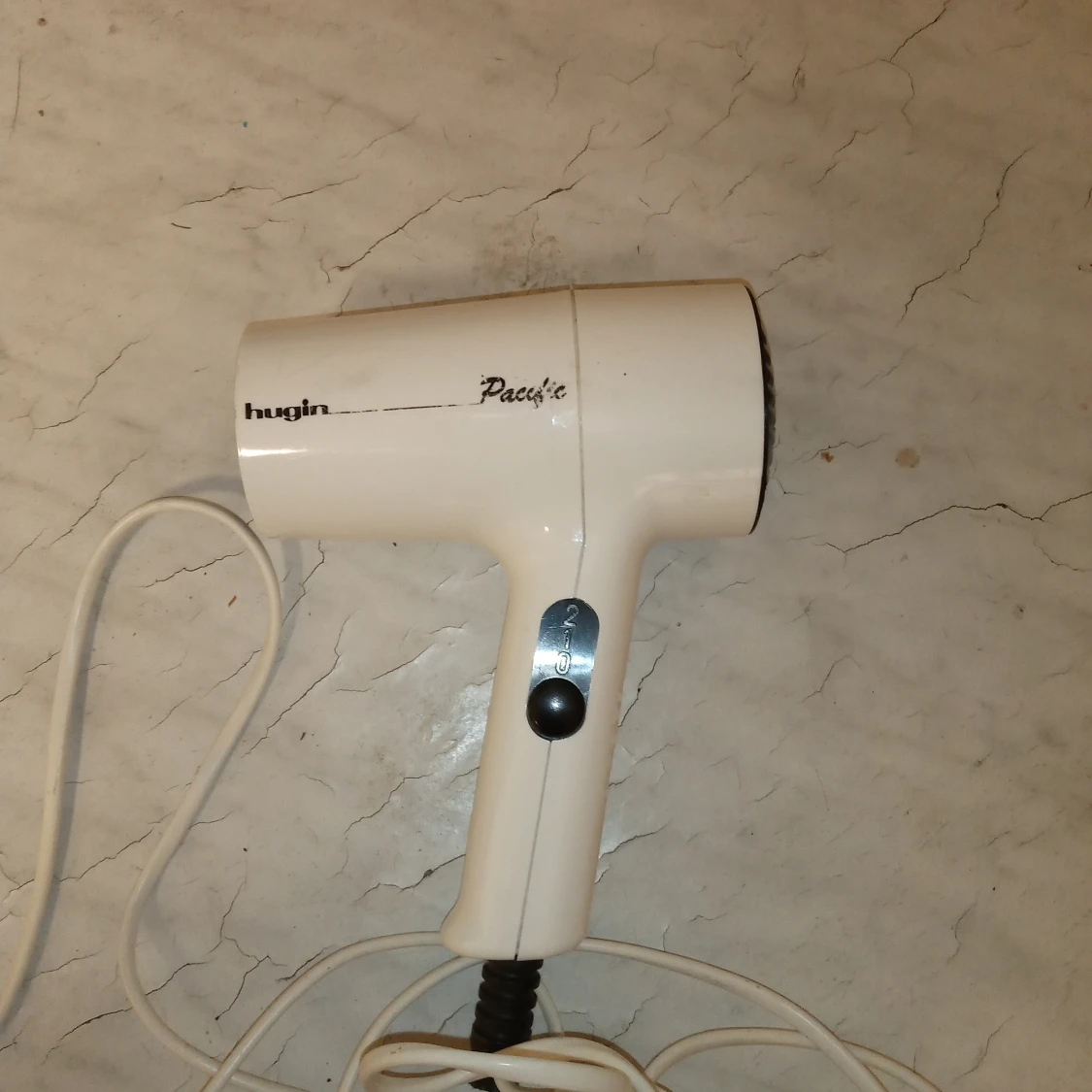 Hårtork Hugin Paccific, vit