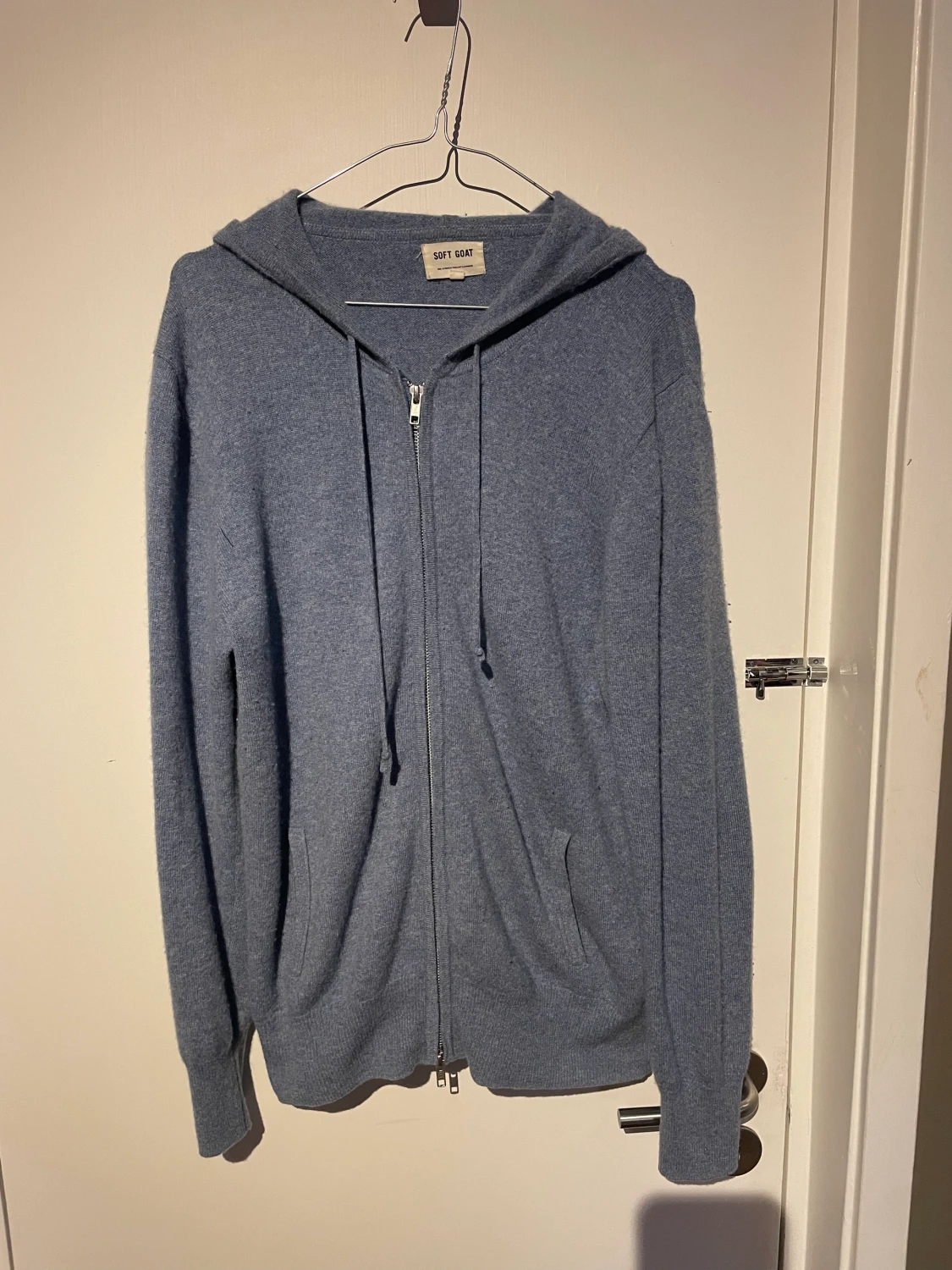 Soft goat zip hoodie